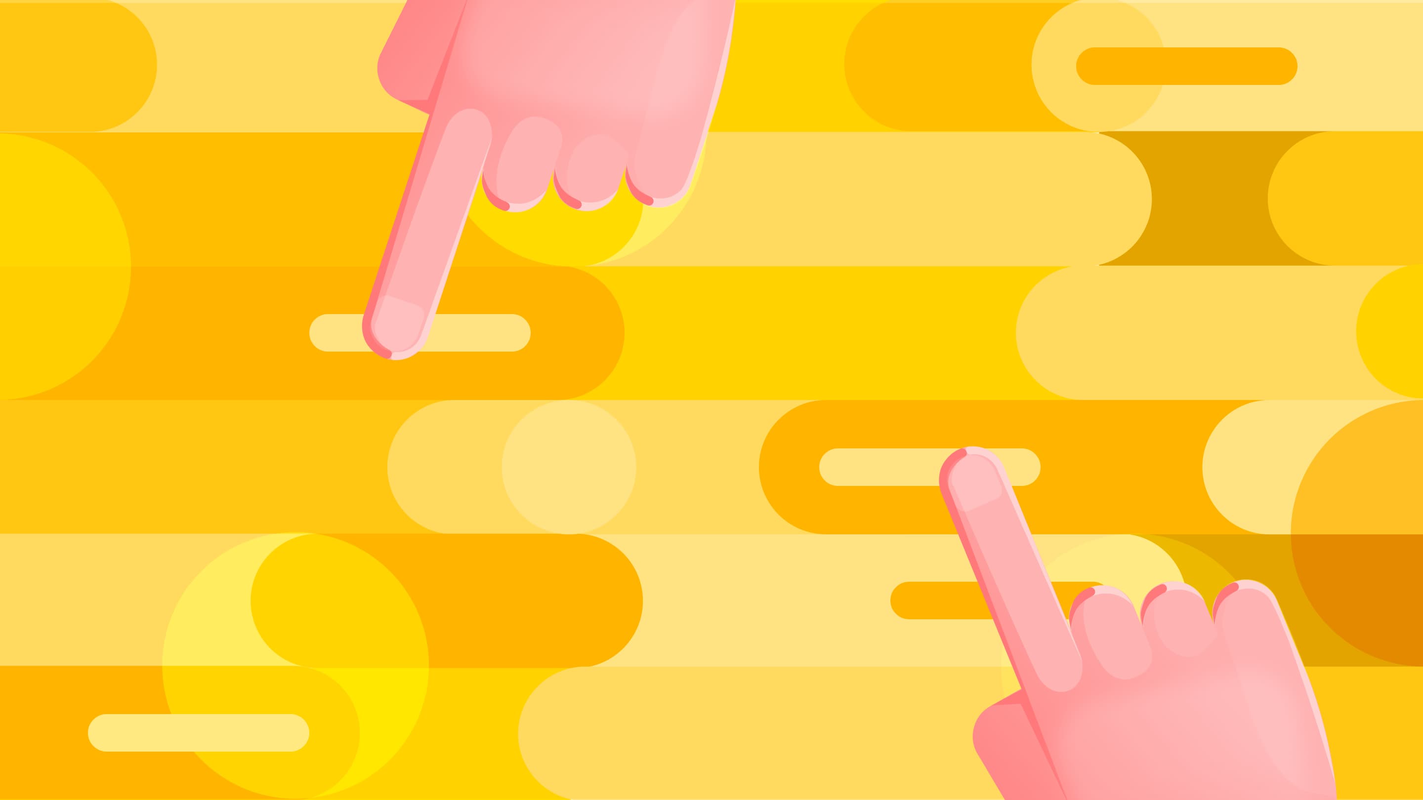 An illustration of digital interface manipulation with AI.